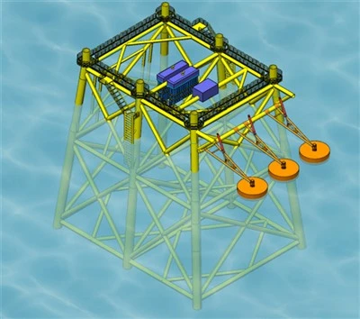 Swing-arm Float Wave Power Generation Device
